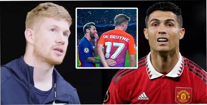 Thích đá cặp với CR7 hay Messi? De Bruyne chính thức có câu trả lời