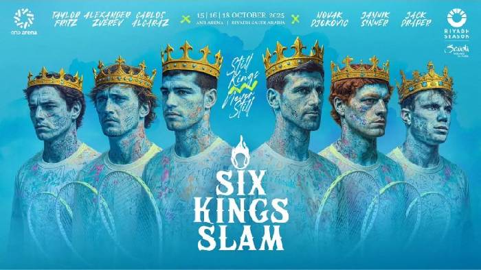 Danh sách 6 tay vợt tham dự Six Kings Slam 2025: Sinner, Alcaraz, Djokovic cùng góp mặt