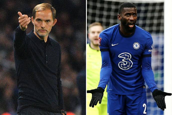 Rudiger 'phấn khởi' ra mặt dưới thời tân HLV Thomas Tuchel
