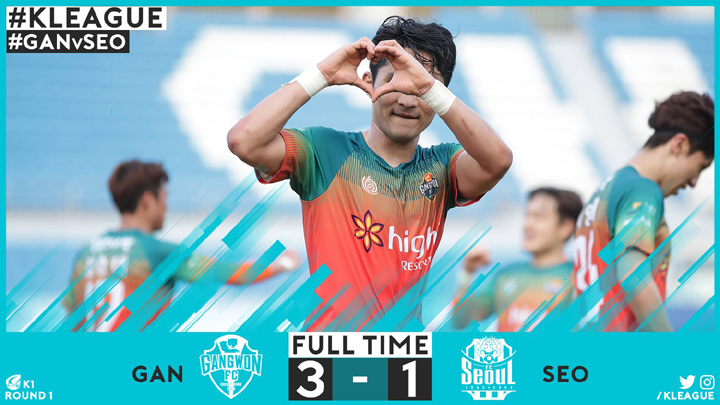 Kết quả Gangwon vs Seoul, 14h30 ng&agrave;y 10/5