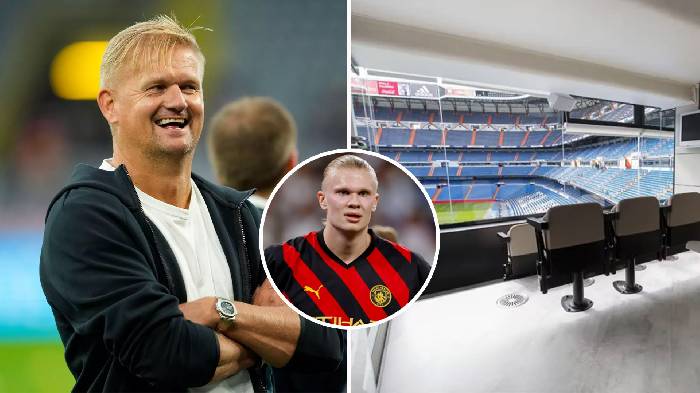 Cha Haaland bị trục xuất khỏi khán đài VIP Bernabeu vì hành động này