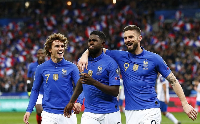 K&ecirc;nh chiếu trực tiếp Ph&aacute;p vs Andorra, 1h45 ng&agrave;y 11/9