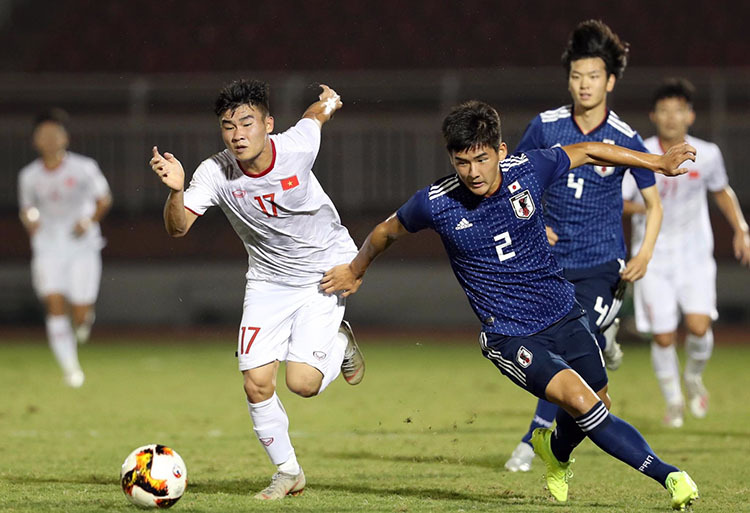 Kết quả, tỷ số U19 Việt Nam vs U19 Nhật Bản - v&ograve;ng loại U19 ch&acirc;u &Aacute; 2020