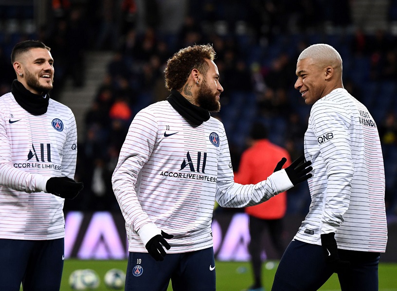 Mbappe và Neymar không cho Icardi đá trận PSG vs Dortmund