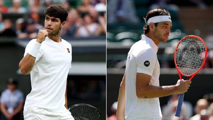 Link trực tiếp tennis Alcaraz vs Fritz, Bán kết Wimbledon - 19h30 ngày 11/7