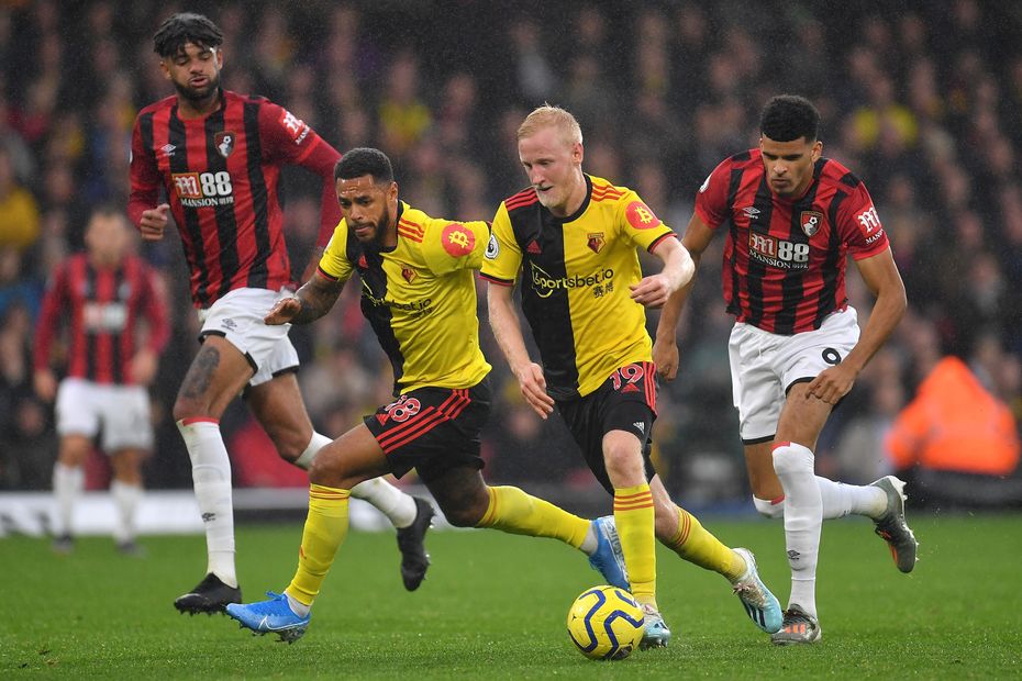 Đội hình dự kiến Bournemouth vs Watford, 21h00 ngày 12/1