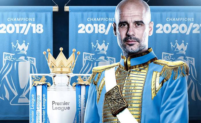 Man City vô địch NHA, Pep Guardiola sánh ngang Jose Mourinho và Arsene Wenger