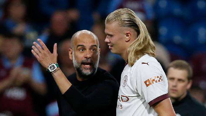 Pep lên tiếng giải thích vụ lớn tiếng với Haaland