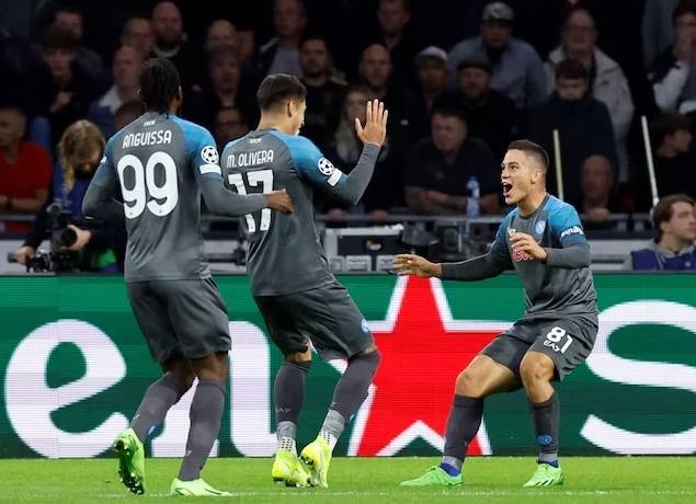 Đội hình ra sân chính thức Napoli vs Ajax, 23h45 ngày 12/10