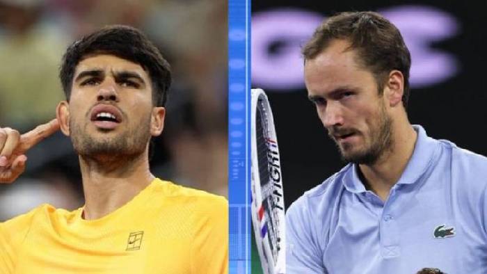 Alcaraz đấu Medvedev ở bán kết Indian Wells Masters 2026