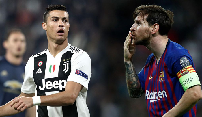 Máy tính dự đoán khả năng vô địch Champions League của Messi và Ronaldo