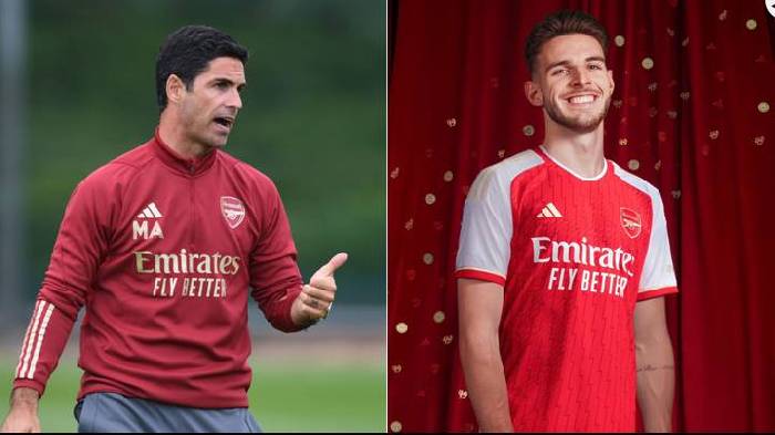 West Ham 'ngứa mắt' với sự nghiệp dư của Arsenal vụ Declan Rice