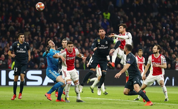 Kết quả C1 ch&acirc;u &Acirc;u v&ograve;ng 1/8: Ajax vs Real Madrid, 3h ng&agrave;y 14/2