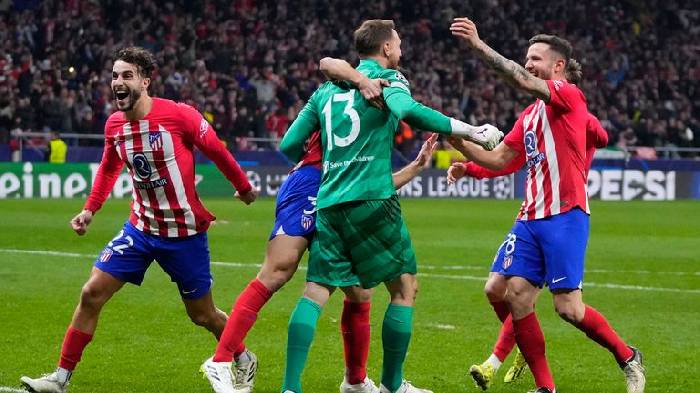Ngược d&ograve;ng thần kỳ loại Inter, Atletico Madrid tiến v&agrave;o v&ograve;ng tứ kết c&uacute;p C1 ch&acirc;u &Acirc;u