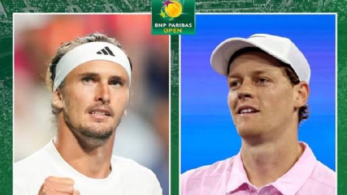Link trực tiếp tennis Sinner vs Zverev - Bán kết Indian Wells Masters, 3h30 ngày 15/3