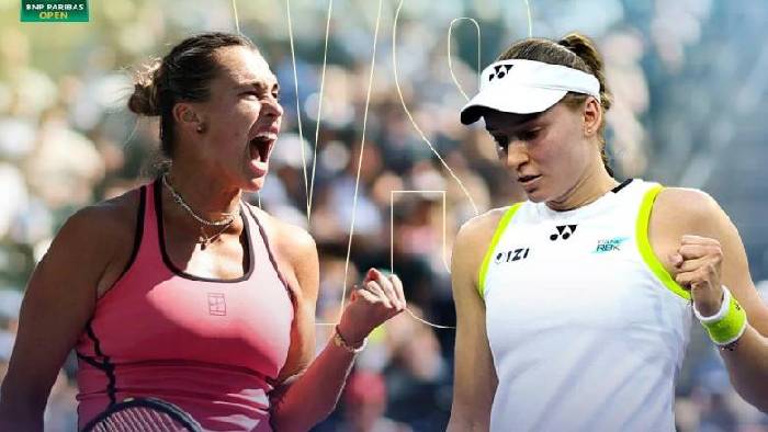 Sabalenka tái đấu Rybakina ở chung kết đơn nữ Indian Wells Masters 2026