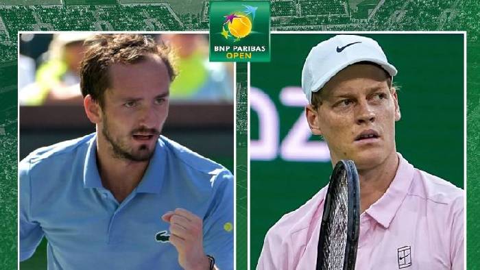 Nhận định tennis Sinner vs Medvedev - Chung kết Indian Wells Masters, 4h00 ngày 16/3