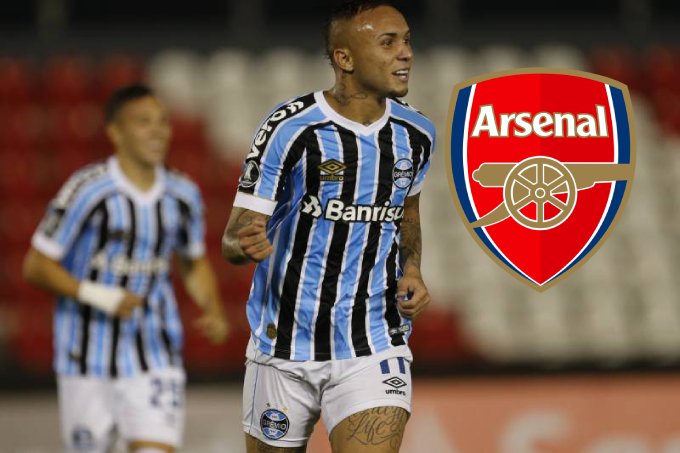 Arsenal đàm phán chiêu mộ Everton Soares