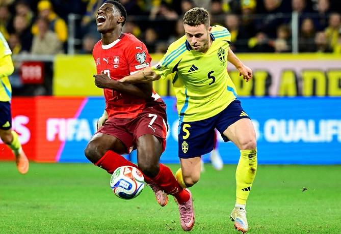 Siêu máy tính dự đoán Thụy Sỹ vs Thụy Điển, 2h45 ngày 16/11