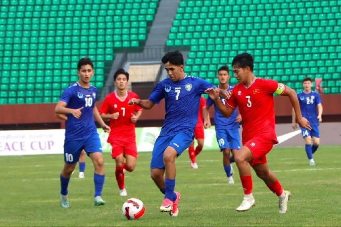 U22 Việt Nam thua sát nút trước U22 Uzbekistan