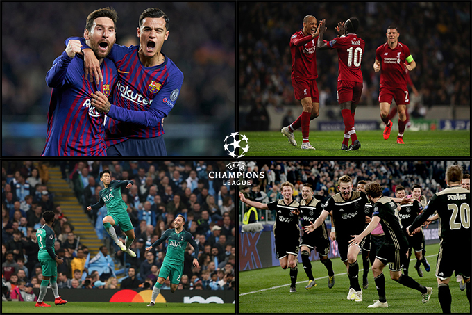 Lịch thi đấu bán kết lượt về cúp C1 châu Âu 2018/19