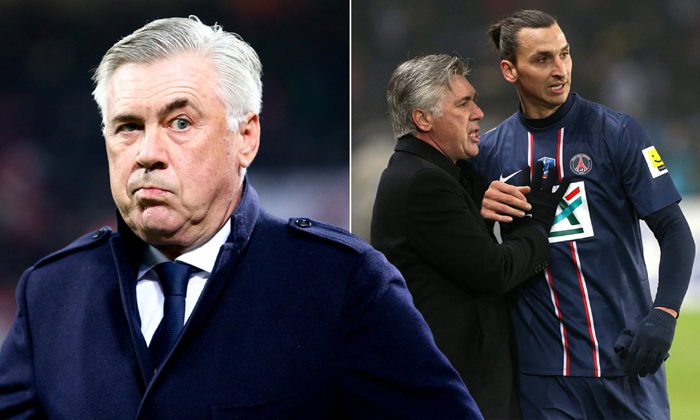 Zlatan Ibrahimovic và Carlo Ancelotti cùng gia nhập Everton?