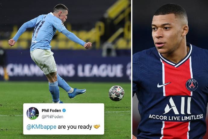 Phil Foden sa thải đội ngũ truyền thông vì dám 'cà khịa' Mbappe