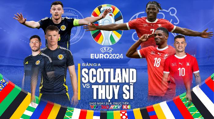 Soi kèo hiệp 1 Scotland vs Thụy Sĩ, 2h00 ngày 20/6