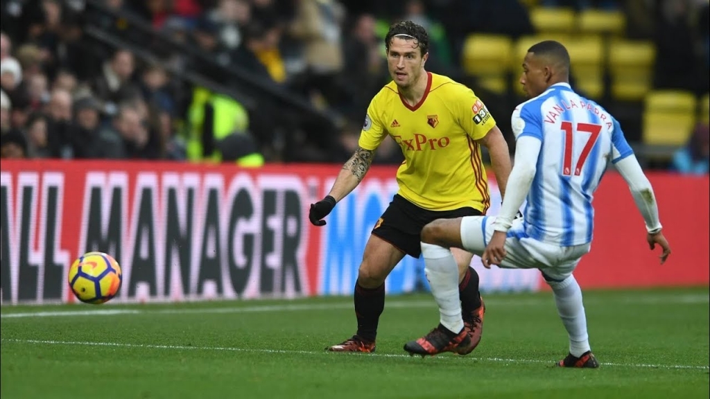 Video Huddersfield 1-2 Watford (Premier League, Ngoại hạng Anh vòng 35)