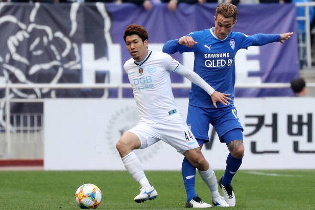 Nhận định Daegu vs Suwon Bluewings, 18h00 ngày 21/6