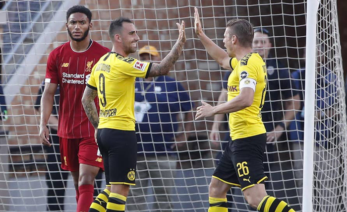 Kết quả Liverpool vs Dortmund. Kết quả b&oacute;ng đ&aacute; giao hữu h&ocirc;m nay 20/7