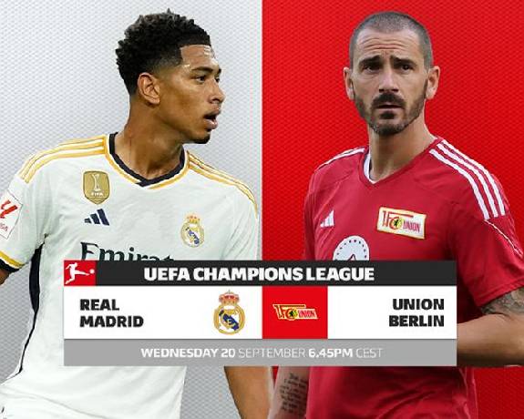 Nhận định, soi kèo Real Madrid vs Union Berlin, 23h45 ngày 20/9
