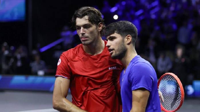 Nhận định tennis Alcaraz vs Fritz, Laver Cup ngày 2 - 9h00 ngày 21/9