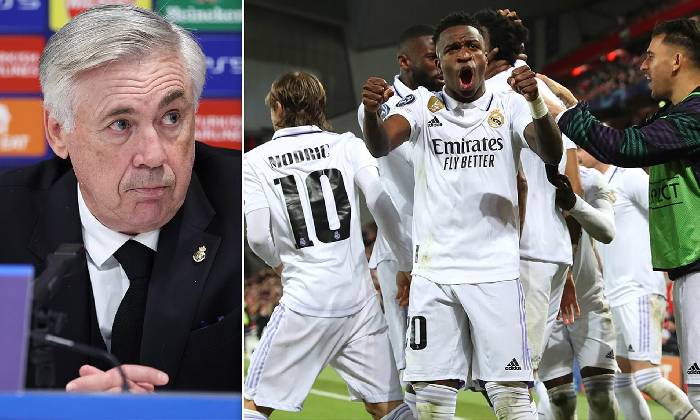 HLV Ancelotti: 'Thế giới không có ai thực hiện nó tốt hơn Vinicius”
