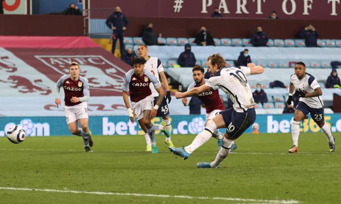Tottenham thắng Aston Villa, Harry Kane chạm mốc ấn tượng