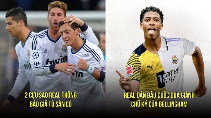Tin Real sáng 23/3: 2 cựu sao giải nghệ; Real dẫn đầu cuộc đua Bellingham