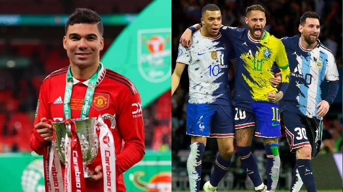 Casemiro đứng ra thuyết phục siêu sao của PSG về Man United