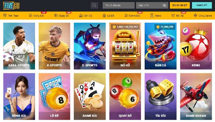 Five 88 - Đánh giá nhà cái cá cược uy tín hàng đầu châu Á