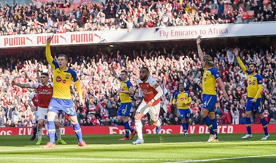 Xem lại Arsenal vs Southampton (Premier League, Ngoại hạng Anh vòng 27)