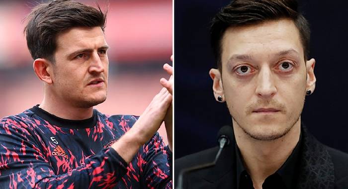 Mesut Ozil lên tiếng bảo vệ Maguire sau khi bị dọa đánh bom