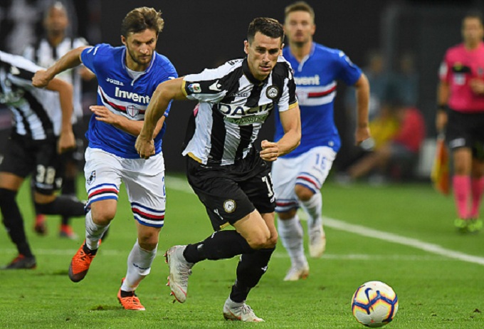 Phân tích tỷ lệ Sampdoria vs Udinese, 0h ngày 25/11