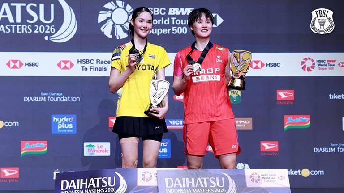 Chen Yu Fei vô địch giải cầu lông Indonesia Masters 2026