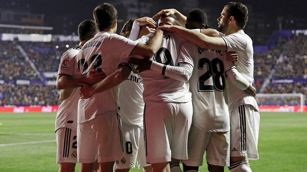 Kết quả La Liga v&ograve;ng 25: Levante vs Real Madrid, 2h45 ng&agrave;y 25/2