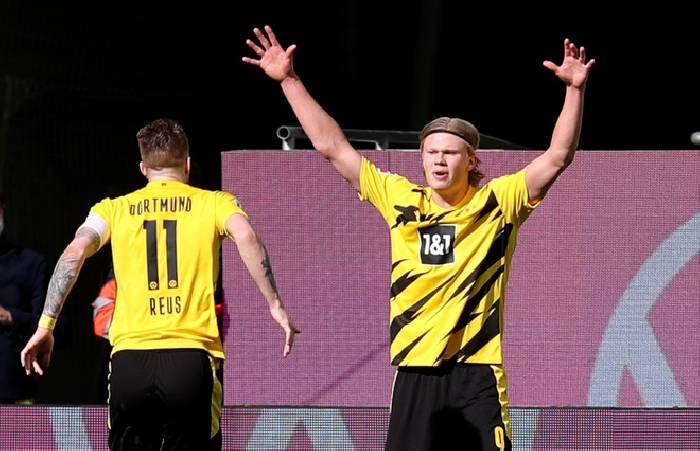 Chiếc giày vàng châu Âu 2020/21: Haaland bằng điểm Ronaldo, Messi