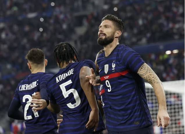 Đội hình ra sân chính thức Đan Mạch vs Pháp, 1h45 ngày 26/9