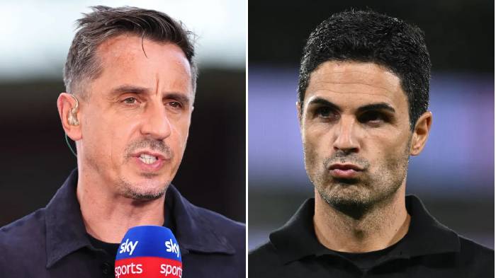 Neville: 'Không bổ sung vị trí này, Arsenal sẽ mãi mãi làm nền thôi'