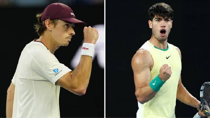 Nhận định tennis Alcaraz vs De Minaur - Tứ kết Úc Mở rộng, 16h30 ngày 27/1