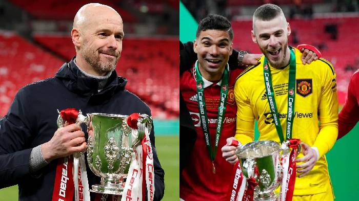 Ten Hag và De Gea đi vào lịch sử sau chức vô địch Carabao Cup