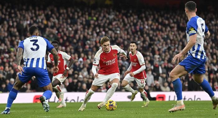 Siêu máy tính dự đoán Arsenal vs Brighton, 22h00 ngày 27/12