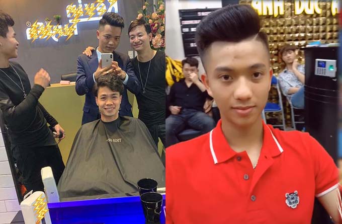 Công Phượng, Phan Văn Đức rủ nhau đổi kiểu tóc mới đón xuân